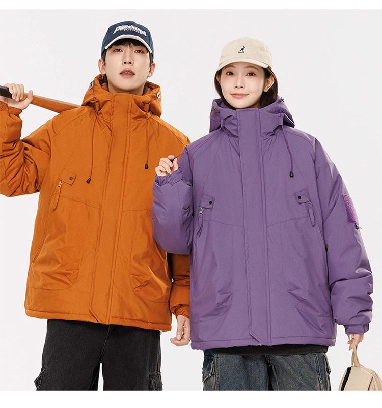 J90A - Thick Single-layer Graphene Fleece Thickened Warm Cotton Jacket