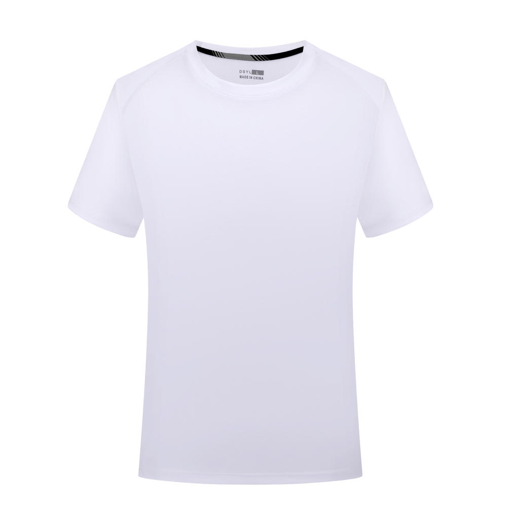 CX2918 Water Cube Round Neck T-shirt Short Sleeve Round Neck