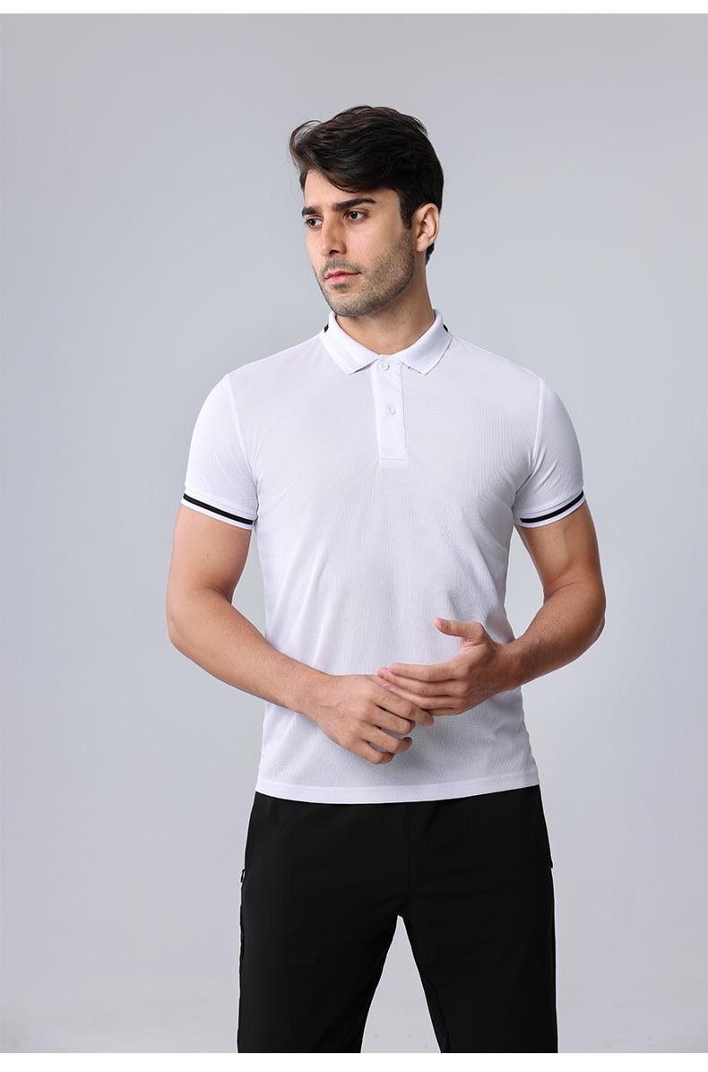 Y0124- Sports And Leisure Short Sleeved Polo Short Sleeved Lapel