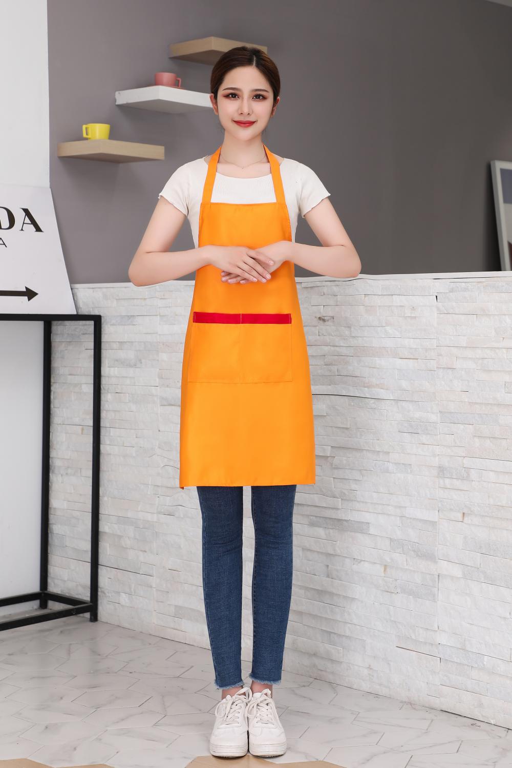 CX058 Neck Hanging Exquisite Imitation Woolen Apron