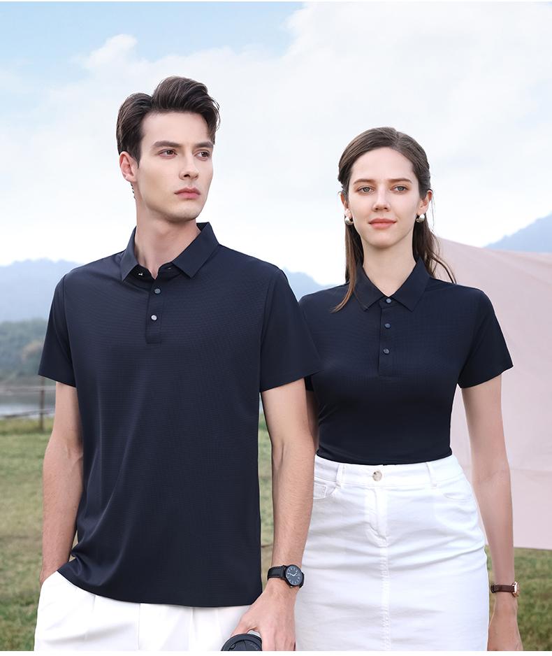 57713 # Casual Business Polo Shirt Polo Short Sleeve Collar