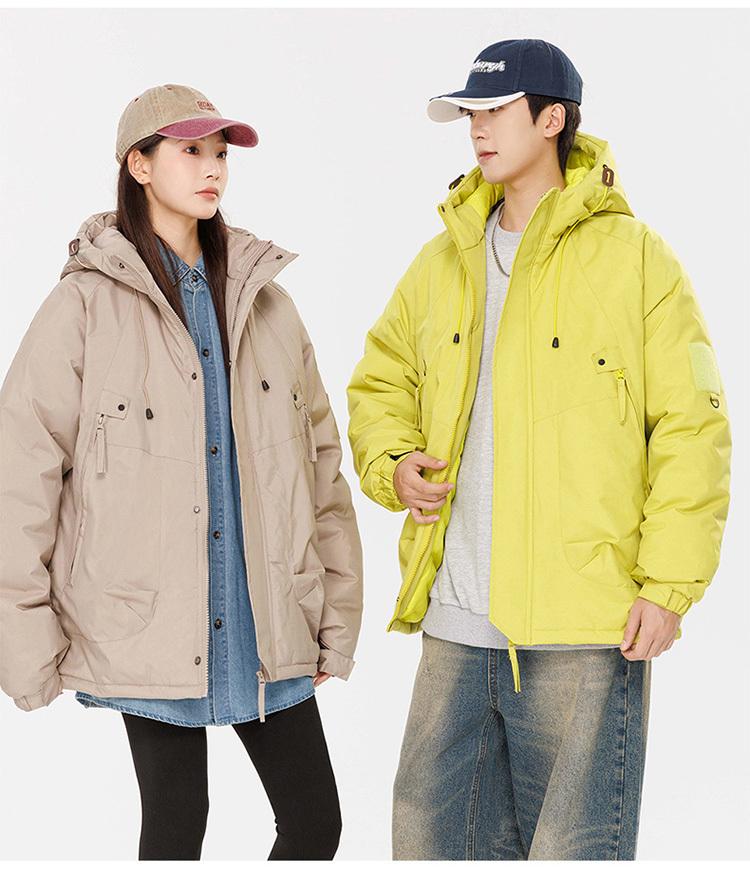 J90A - Thick Single-layer Graphene Fleece Thickened Warm Cotton Jacket