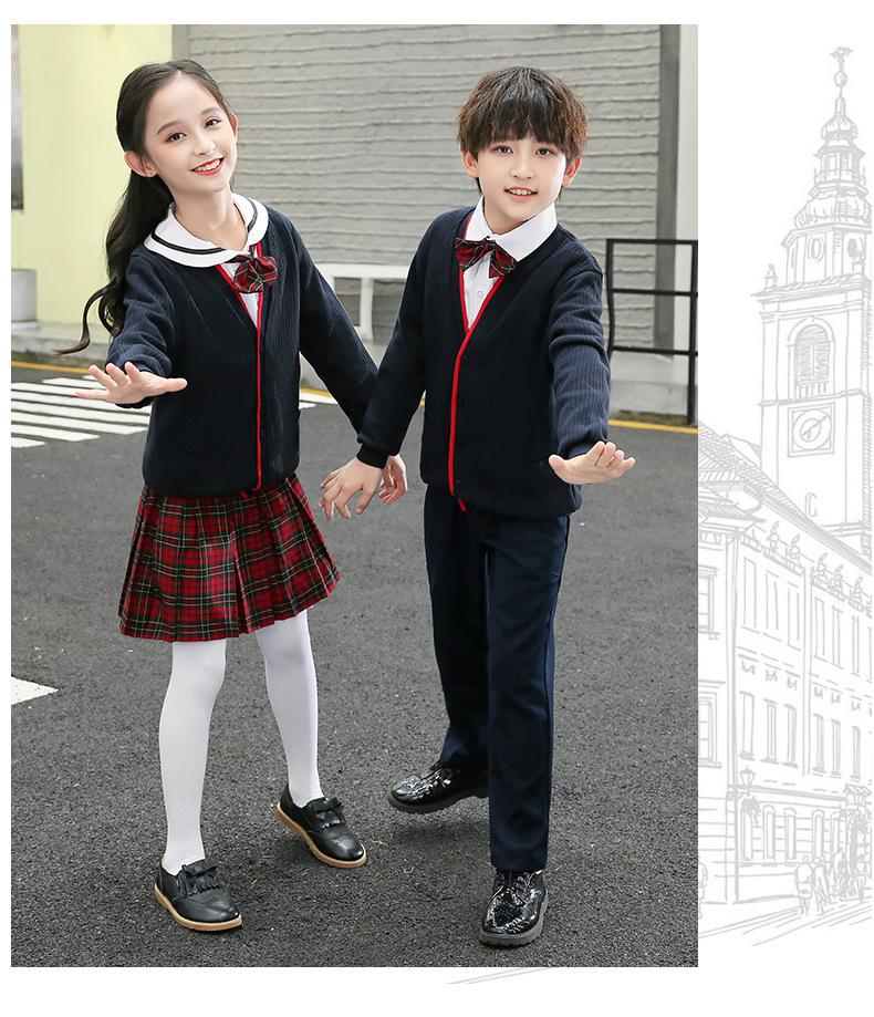 F1074 School Uniform Dress Activity Performance Set