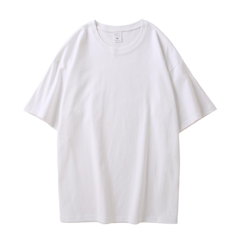 A5025-200g Large Drop Shoulder Half Sleeved T-shirt Short Sleeved Round Neck