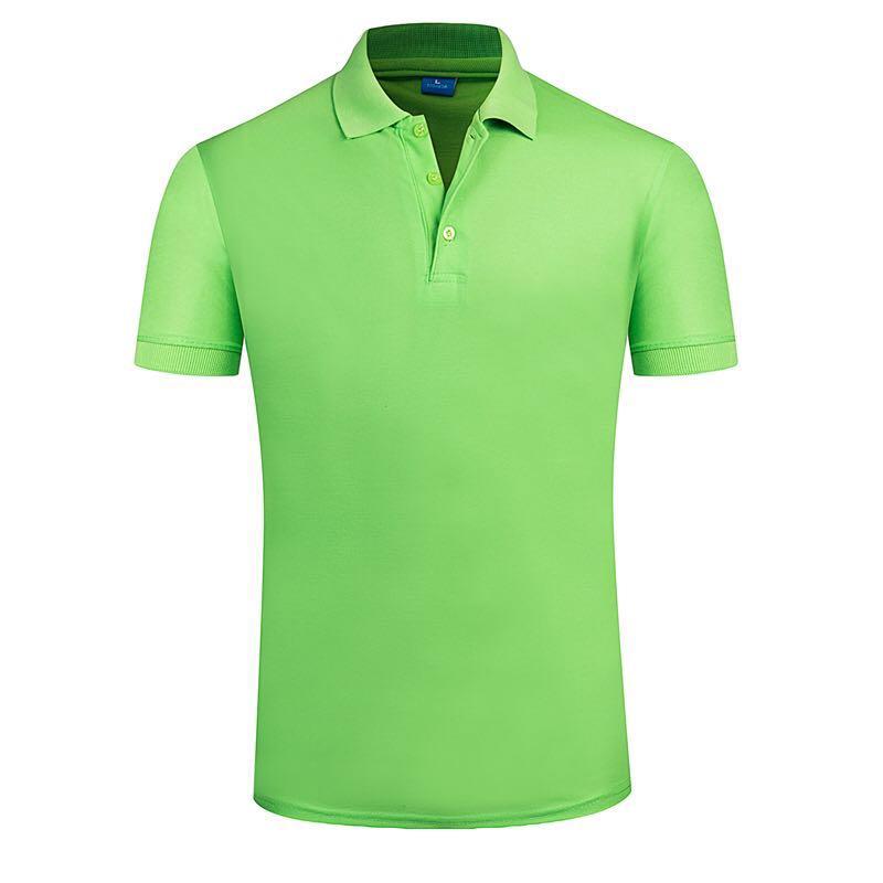 179TBL Solid Color Bead Polo Short Sleeved Lapel