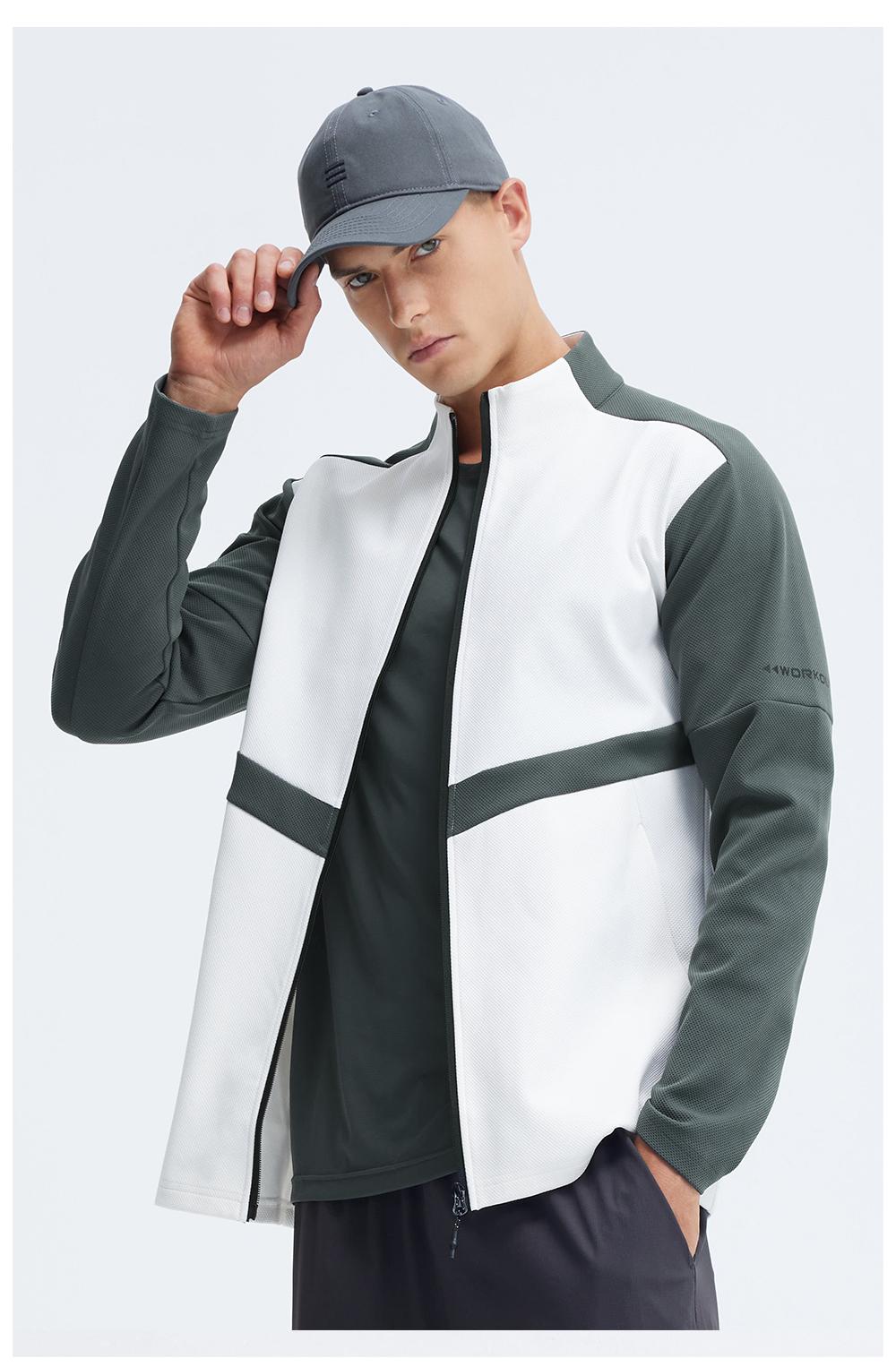 JK9859 # Casual Sports Jacket Long Sleeved Jacket