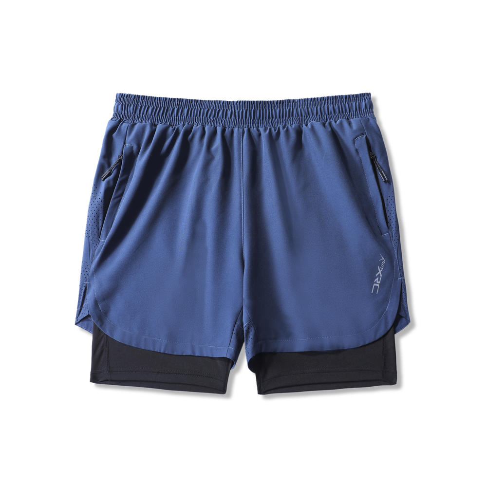 A6013- Double Layer Shorts, Running Pants, Swimming Pants, Three Part Pants For Men