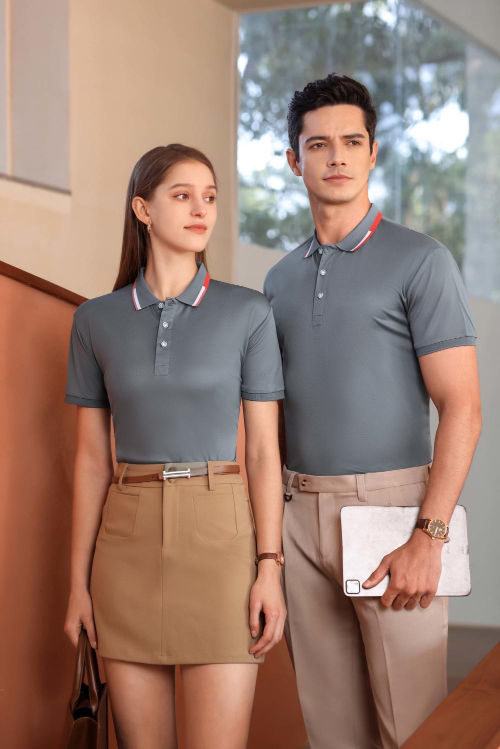 696 Polo Short Sleeved Lapel