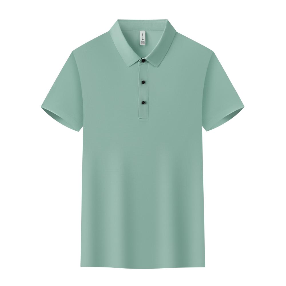 BT6679 High-end Seamless Lapel Polo Short Sleeved Lapel