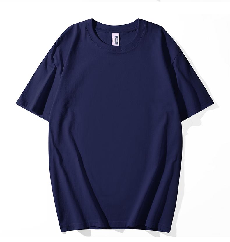 A5004-200g Regular Short Sleeved Round Neck Pure Cotton T-shirt