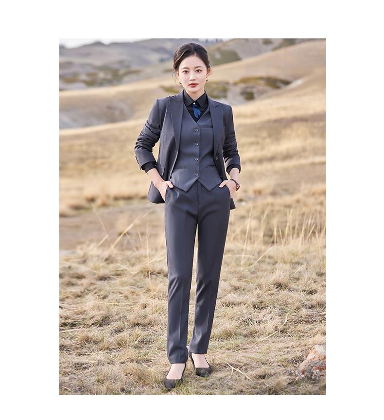 E888 Style/double Button Bead Edge Suit/imitation Wool Thickened TR-460g Suit Set