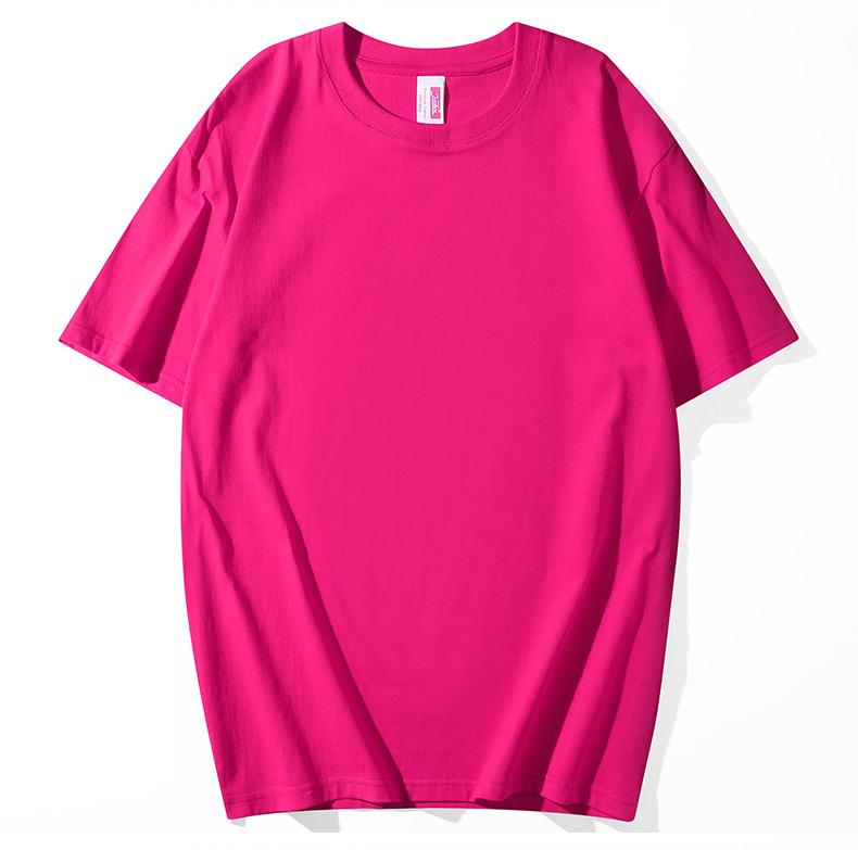 A5004-200g Regular Short Sleeved Round Neck Pure Cotton T-shirt