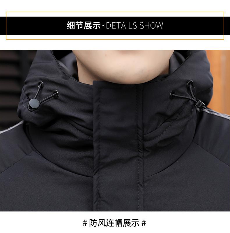 F5811- Thick Single-layer Thick Windproof Waterproof Warm Cotton Jacket