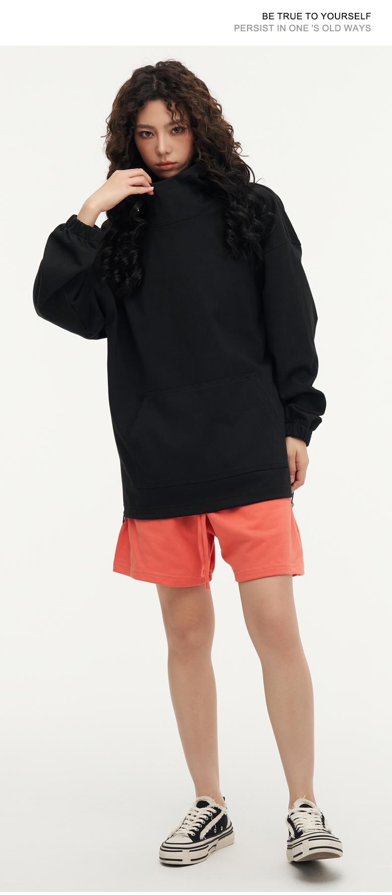 F8227-425 Grams Pile Collar Hoodie Hooded Cover