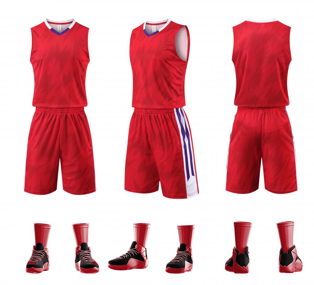 LQ235 # American Basketball Suit Set Loose Casual Edition