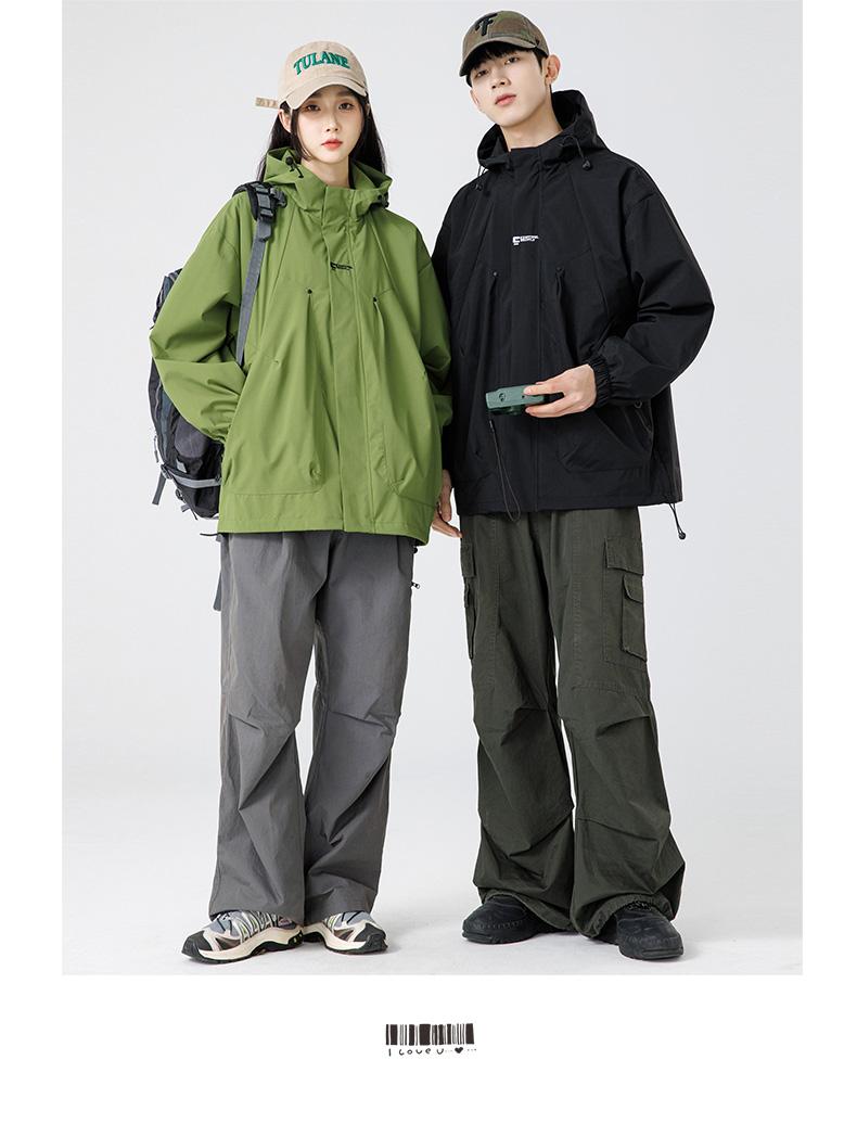 F745- Trendy Brand Thin Single-layer Windproof And Waterproof Assault Suit Thick Version