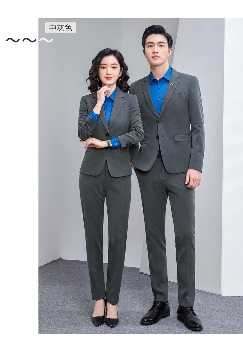 H692 # Double Button Suit/Advanced Four Sided Bounce/Men's And Women's Same Style (H Style) Suit Slim Fit Edition