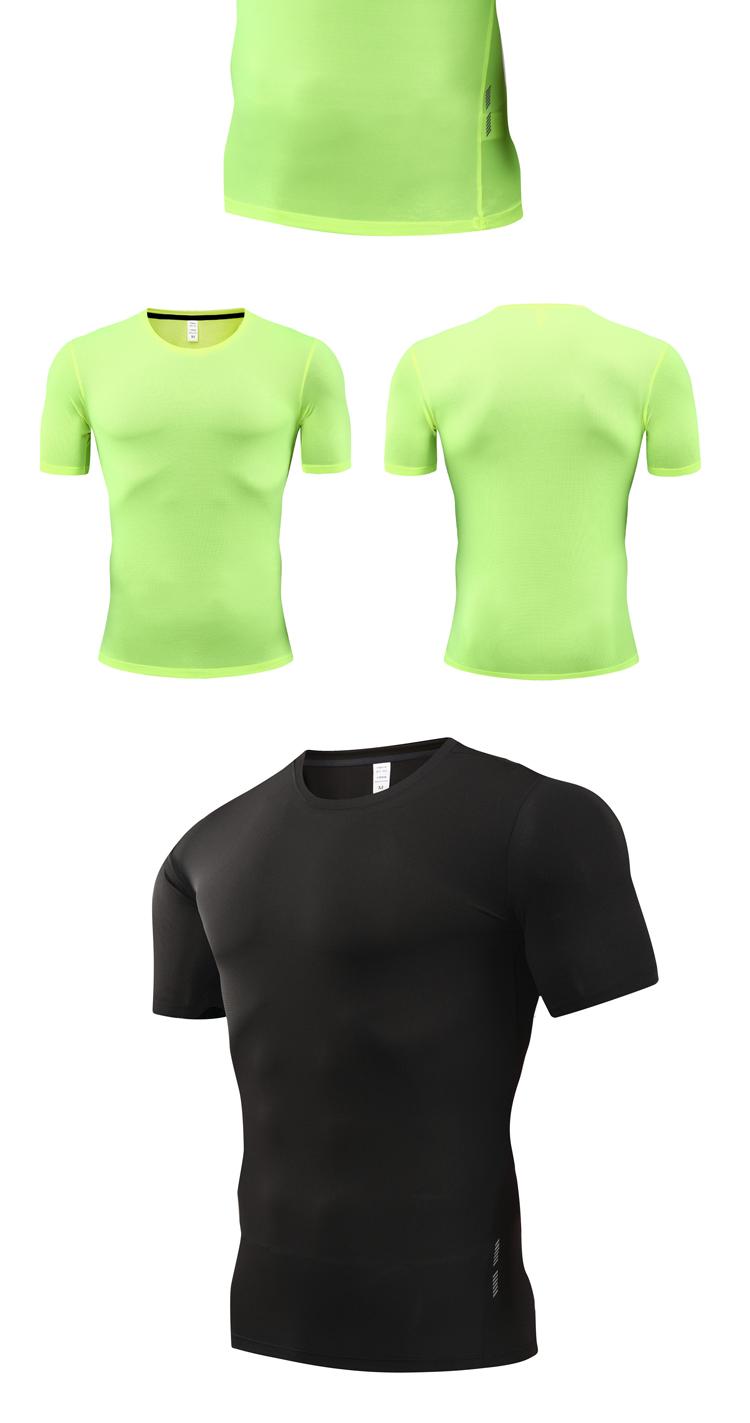 Men's And Women's MT0011 T-shirt Short Sleeved Round Neck