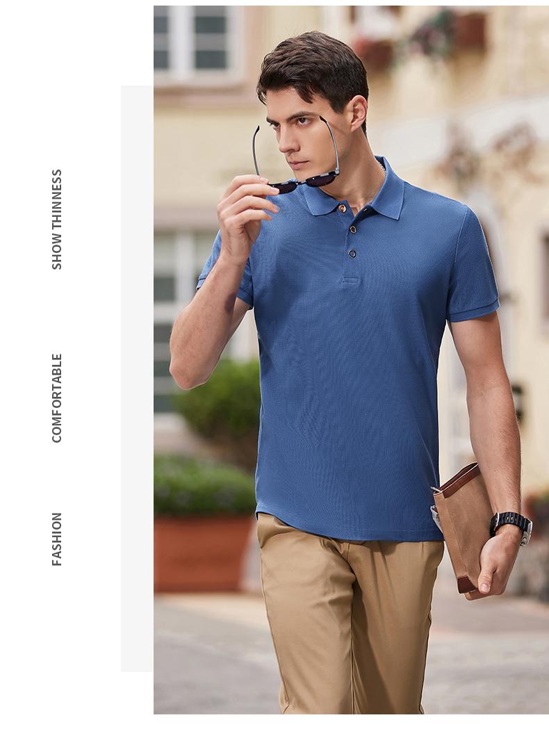 2301 # Short Sleeved Collar Polo Shirt Polo