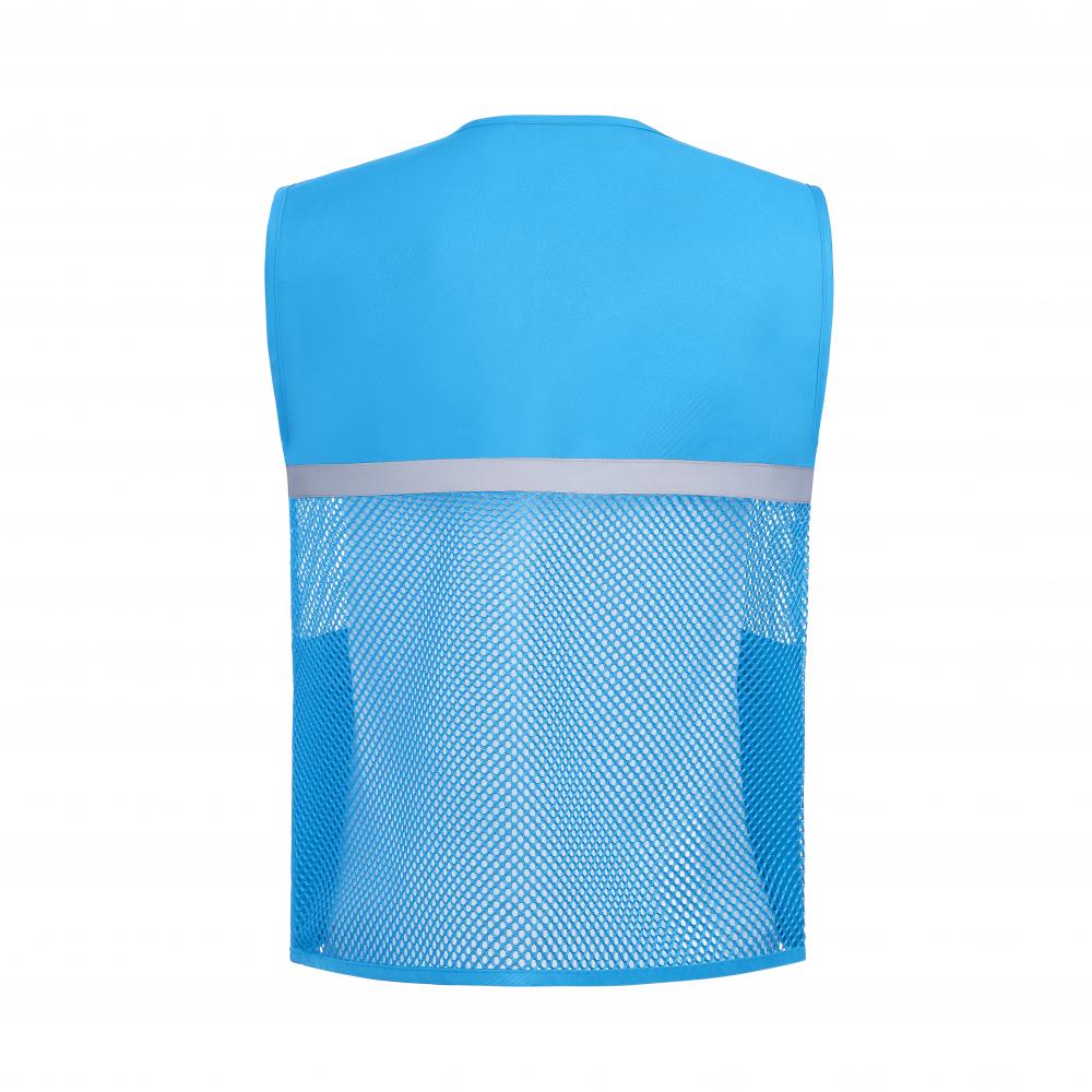 M4002- Fishing Net Pocket Zipper Vest Single-layer