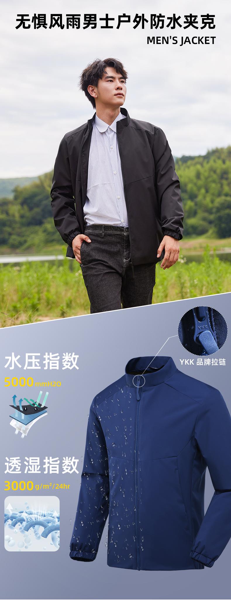 FJ23208 [2023 New Product] Men's Single-layer Business Jacket Jacket Jacket