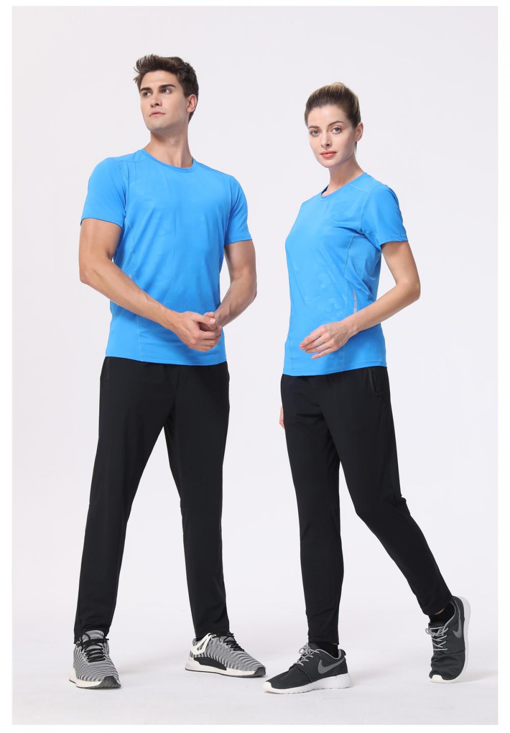 R253 # Round Neck Running Shirt Short Sleeve Round Neck