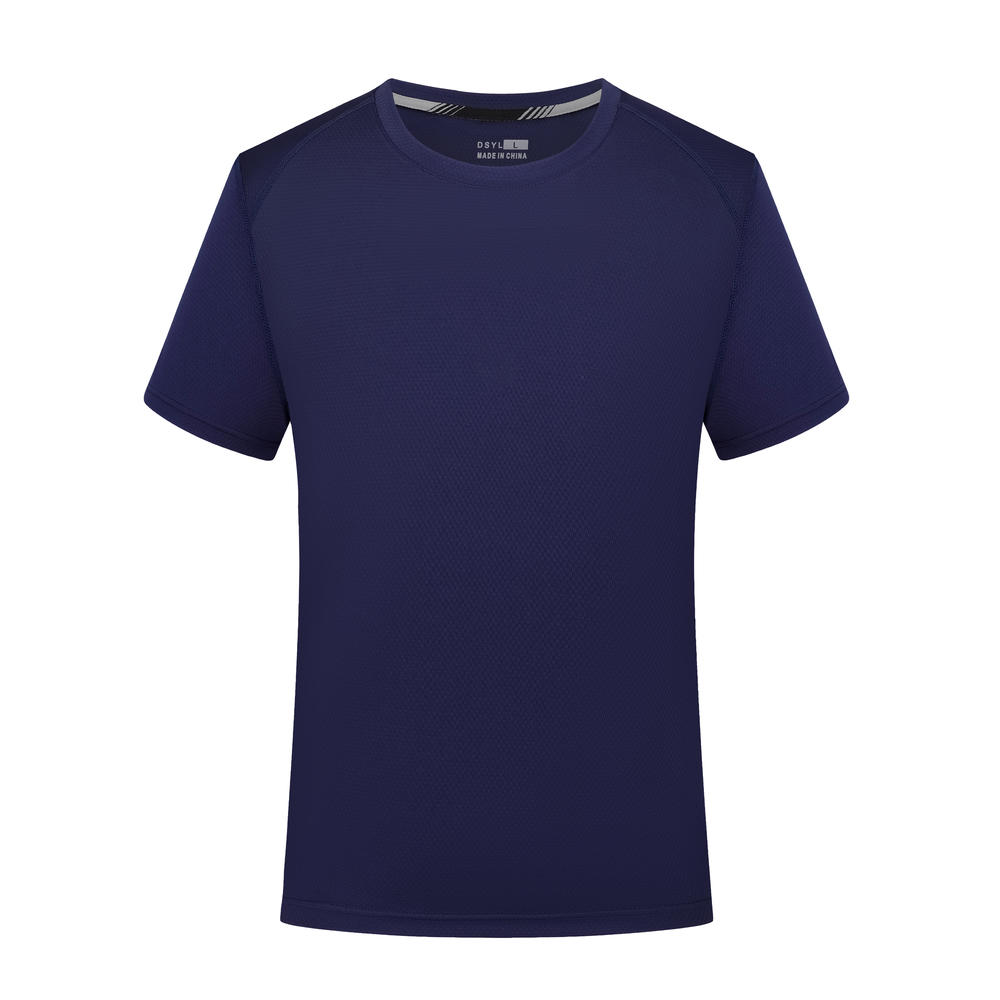 CX2918 Water Cube Round Neck T-shirt Short Sleeve Round Neck