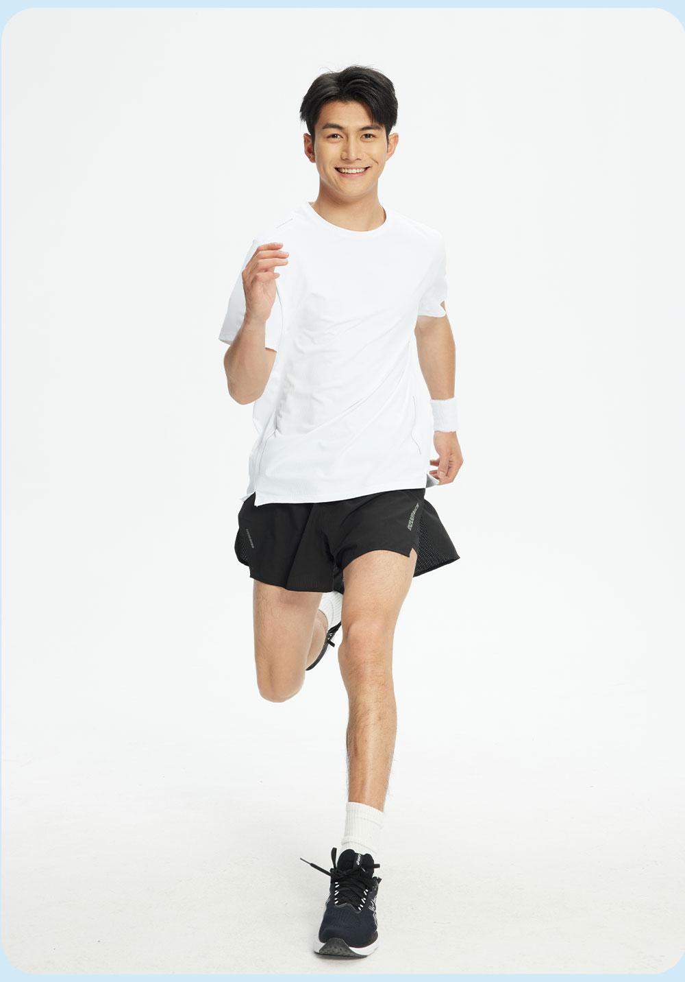 R367 # Sports Running Round Neck T-shirt Short Sleeve Round Neck