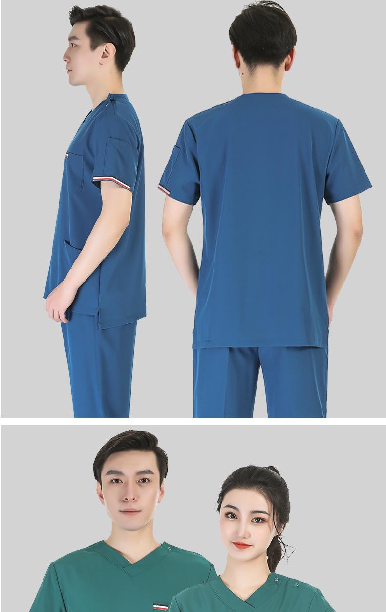 HSF-08 High End Operating Room Handwashing Clothes Men's And Women's Long Short Sleeve Brushing Clothes Brushing Clothes Elastic Quick Drying Thin Doctor's Work Clothes Set