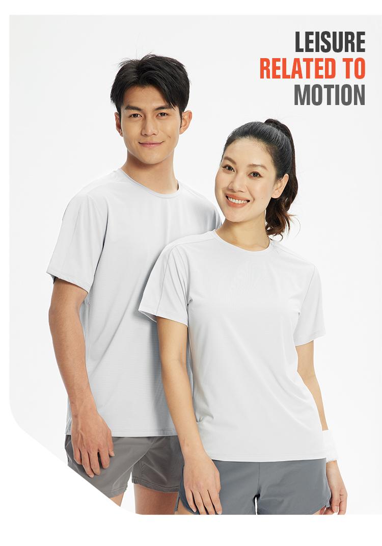 R359-B # [Pure Light Plate] Short Sleeve Sports Round Neck T-shirt Short Sleeve Round Neck