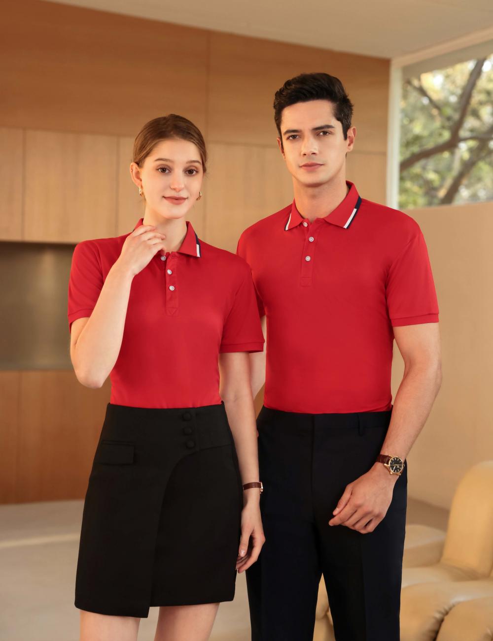 696 Polo Short Sleeved Lapel