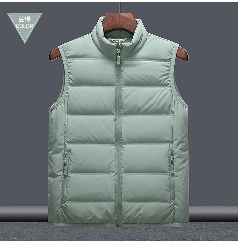 F6806 Couple Autumn And Winter Warm Down Vest Single-layer