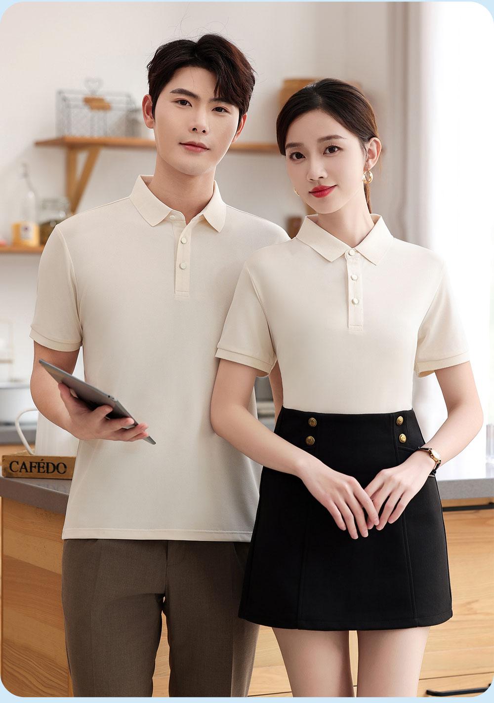 KF8808 # Fashion Polo Shirt Polo Short Sleeve Collar