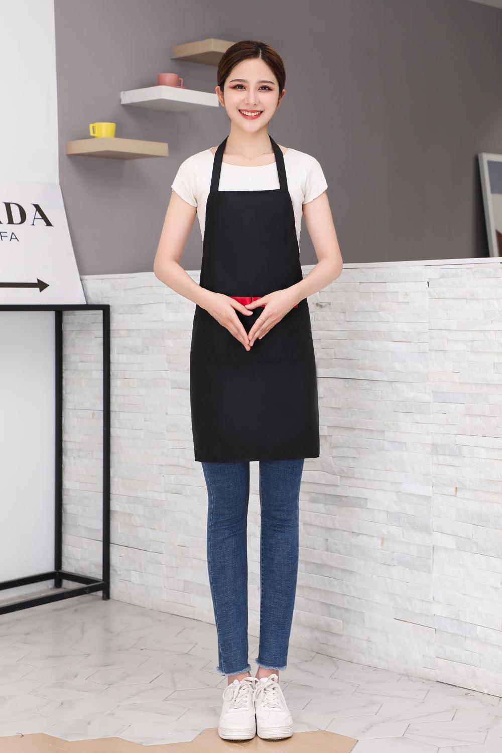 CX058 Neck Hanging Exquisite Imitation Woolen Apron