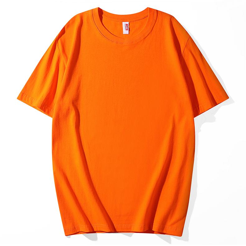 A5004-200g Regular Short Sleeved Round Neck Pure Cotton T-shirt