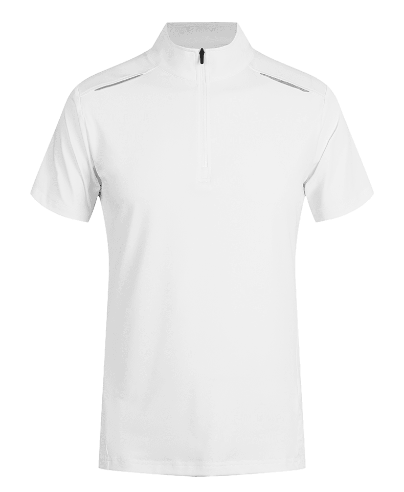 Y0136- Sports And Leisure Short Sleeved T-shirt Stand Up Collar