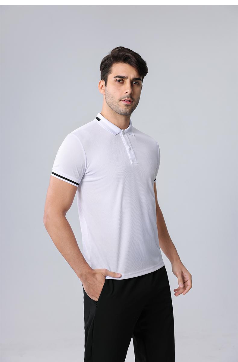 Y0124- Sports And Leisure Short Sleeved Polo Short Sleeved Lapel