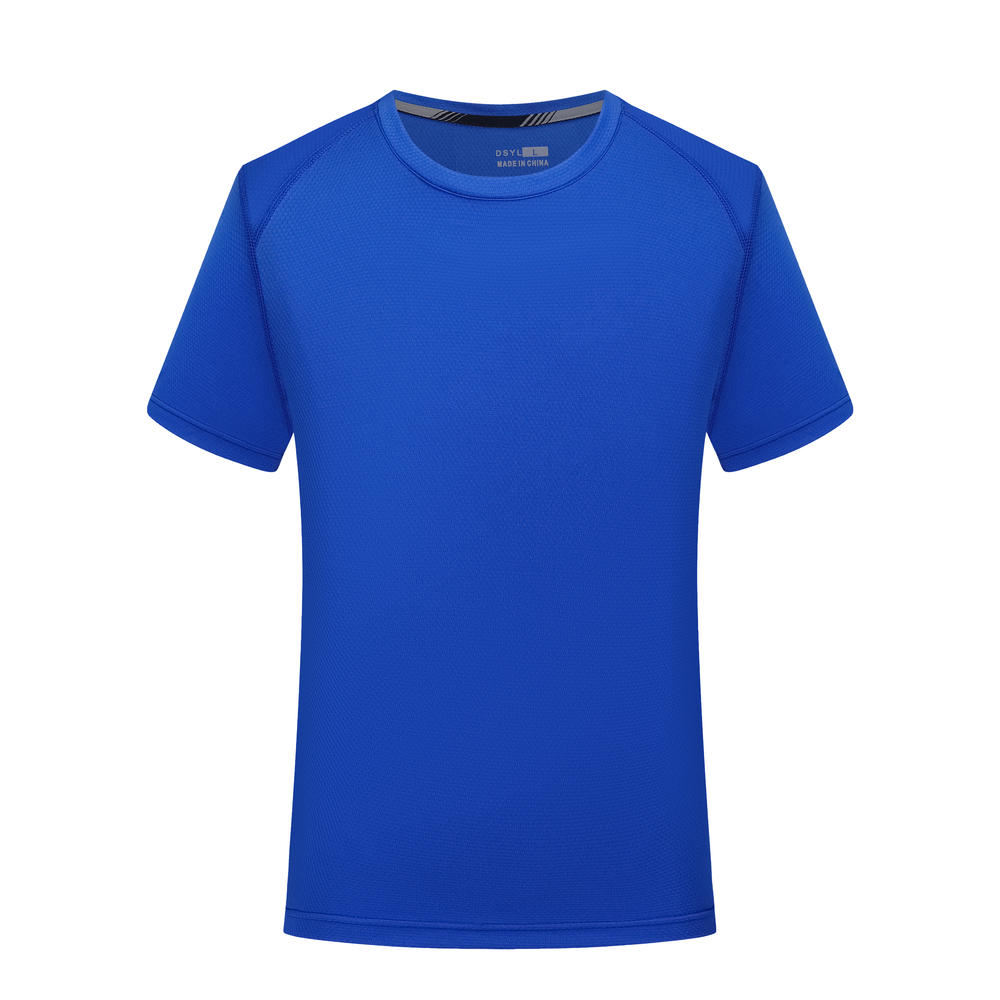 CX2918 Water Cube Round Neck T-shirt Short Sleeve Round Neck