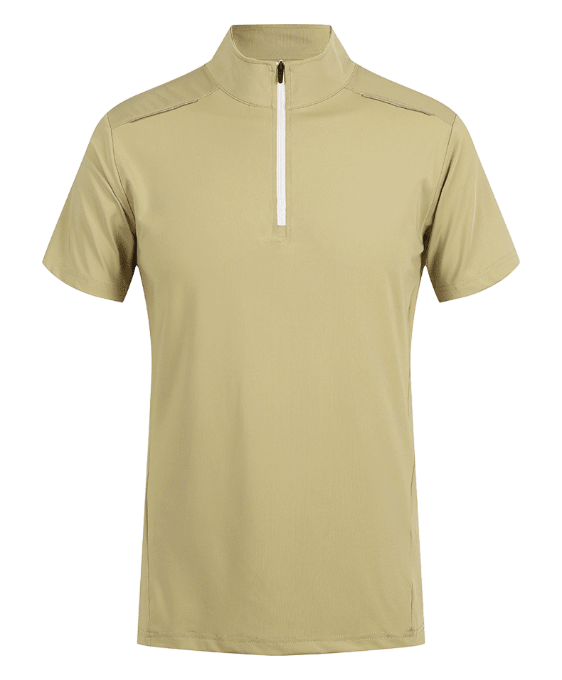 Y0136- Sports And Leisure Short Sleeved T-shirt Stand Up Collar