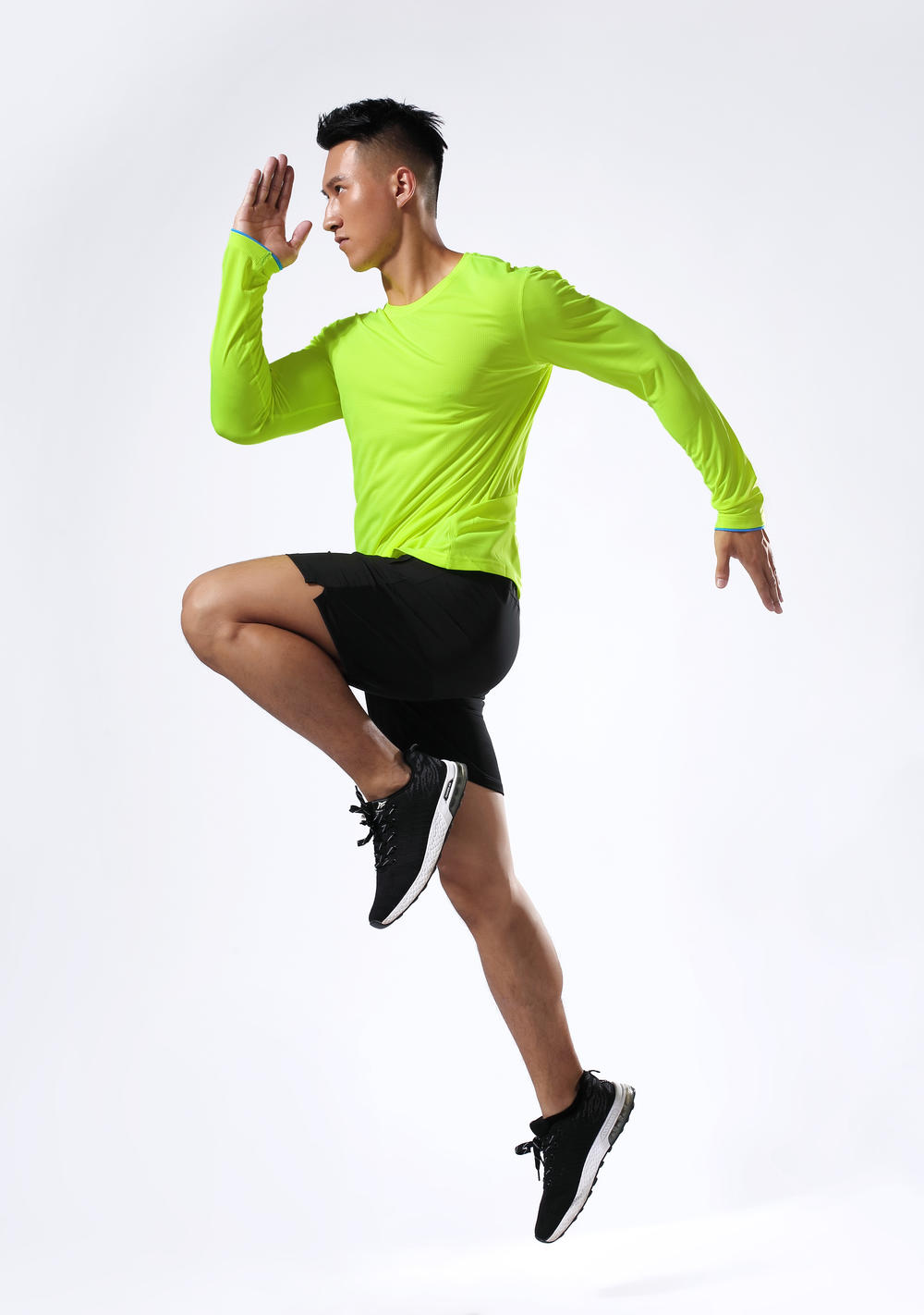 L2151 # Running Long Sleeve T-shirt Long Sleeve Round Neck