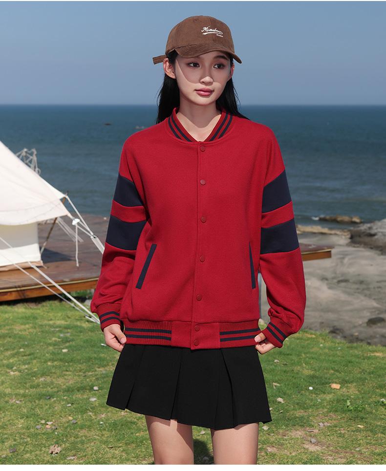 MB08 # China-Chic Cotton Parallel Bars Baseball Jacket