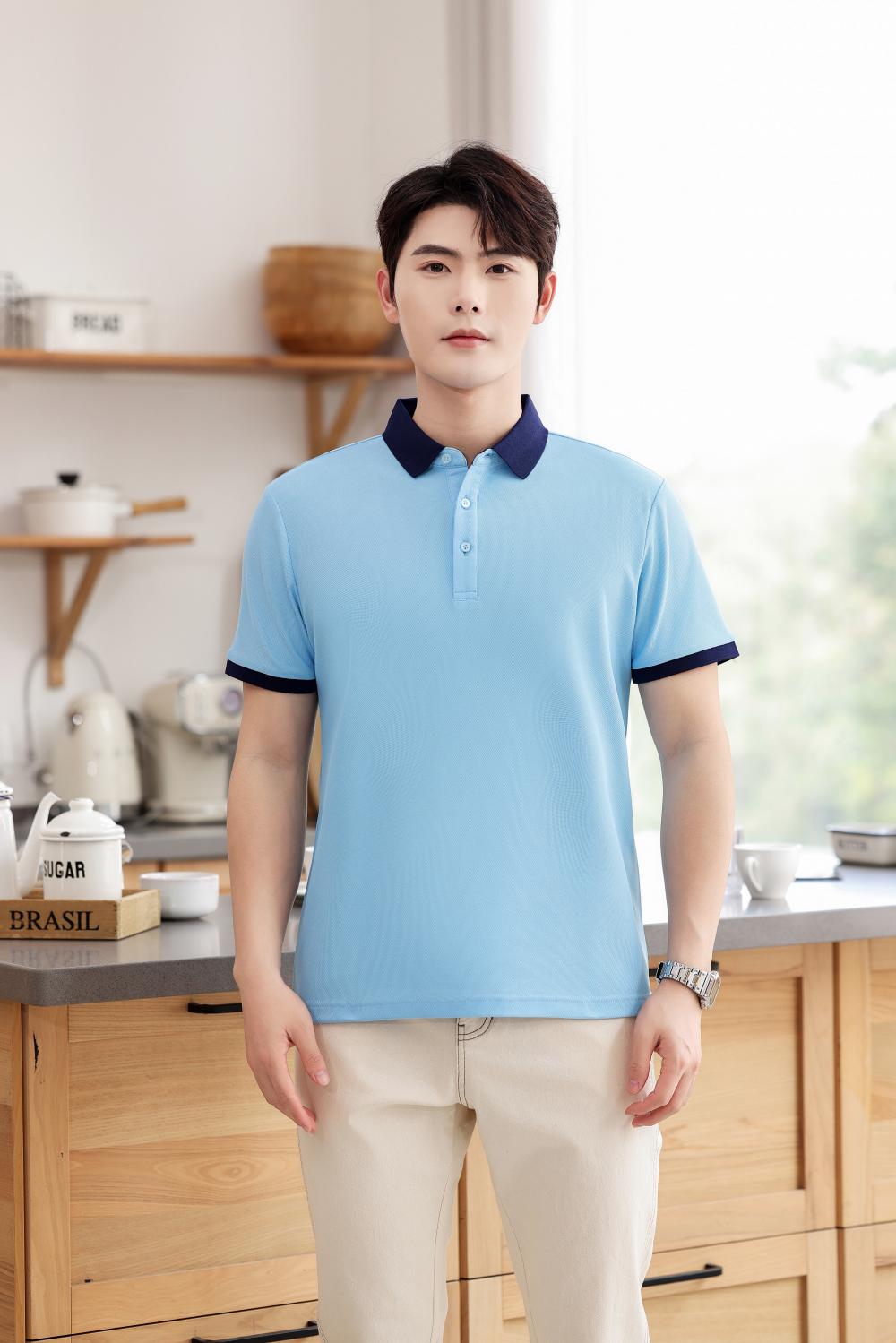 KF8806 # Fashion Polo Shirt Polo Short Sleeve Collar