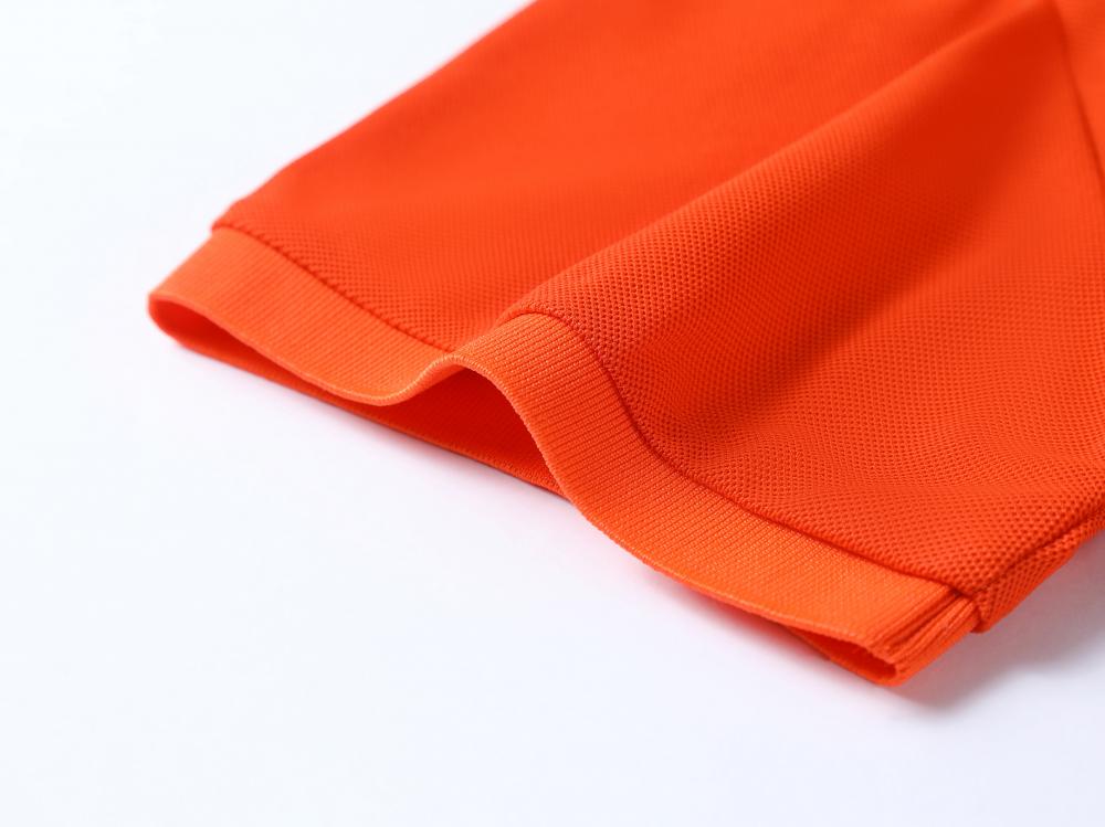 F2011-210g 50% Island Cotton 50% Ice Ion Fiber Solid Color Polo Shirt Polo Short Sleeved Collar