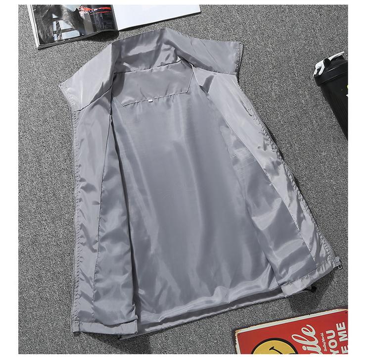 F1618 Stand Collar Single-layer Thin Spring And Autumn Windbreaker Windproof Jacket