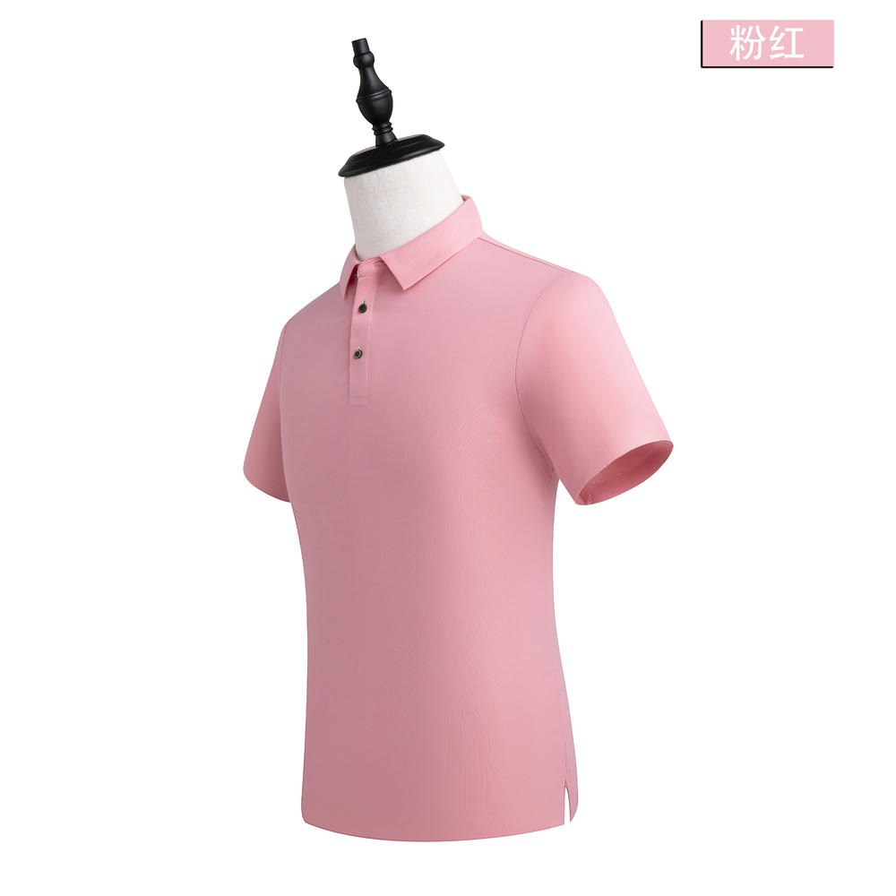 G1 # 190g 40pcs Ice Cool Silk Cotton Solid Color Seamless Second Grade Collar Polo Short Sleeve Collar