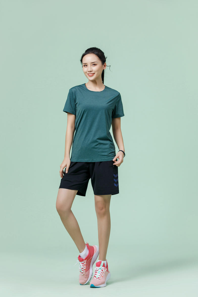 R277 # Round Neck Running Shirt Short Sleeve Round Neck