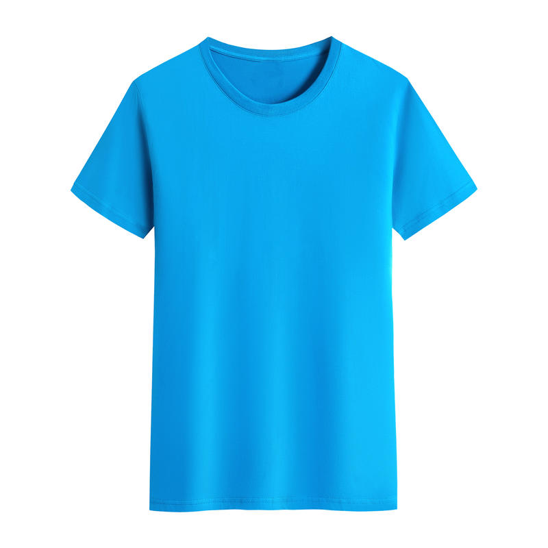 A190CBF Pure Cotton Round Neck T-shirt Short Sleeved Round Neck