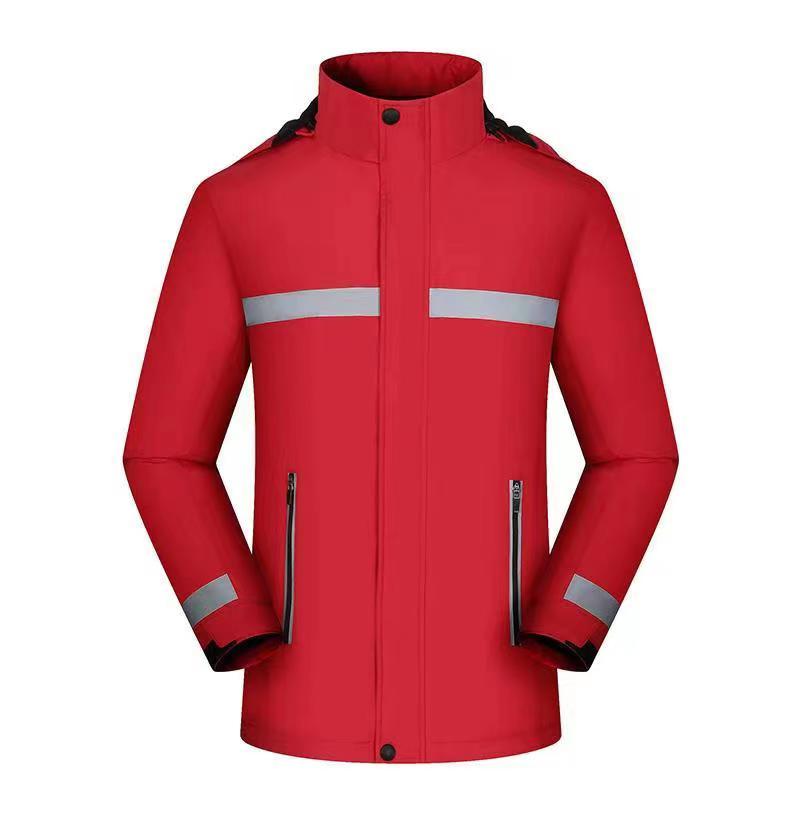 F1080 Integrated Fleece Grid With Mid Point Reflective Design, Thick Jacket