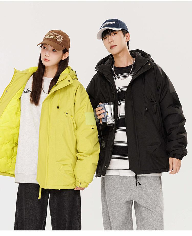 J90A - Thick Single-layer Graphene Fleece Thickened Warm Cotton Jacket