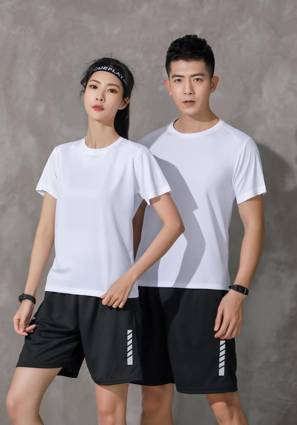 CX2918 Water Cube Round Neck T-shirt Short Sleeve Round Neck